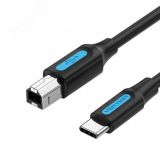 Кабель USB 2.0 Type C M на BM, 2 м. 1000679279 Vention