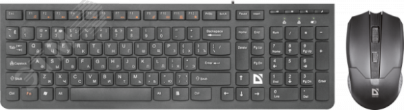 Комплект клавиатура + мышь беспроводной Columbia C-775, черный 45775 Defender