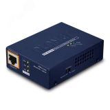 Инжектор PoE 1хRJ45, 5 Гб/с, 802.3bt 95 Вт, 52-56В DC 1000640575 PLANET