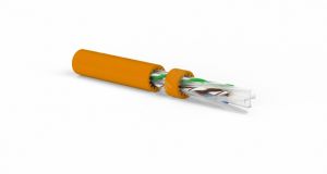 Кабель UUTP4-C6A-S23-IN-LSZH-OR-500 (500 м) витая пара неэкран.кат.6a (10GBE) 444595 Hyperline