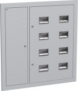 Корпус металлический ЩЭ-8-Э 36 IP31 (слабот. отсек слева) LIGHT IND-MKM43-08-31-E-L IEK