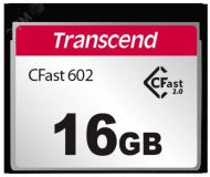 Карта памяти 16GB CFast 602, SATA III, MLC, 500 МБ/с 1000669631 Transcend