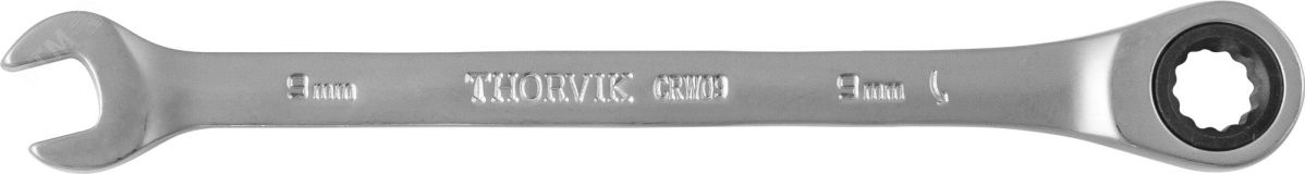 Ключ гаечный комбинированный трещоточный, 9 мм 053503 Thorvik