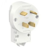 BLANCA скрытой установки вилка силовая 3р+n 32а, 400в, белый BLNSV003241 Systeme Electric