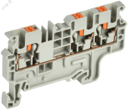 Колодка клеммная CP-MC 3 вывода 2,5мм2 серая IEK YCT22-00-3-K03-002 IEK