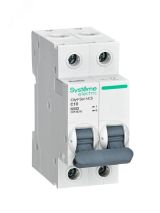 Выключатель автоматический двухполюсный (АВ) С 10А 2P 6kA 230В City9 Set C9F36210 Systeme Electric