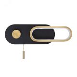 Настенный светильник LUCAS A2602AP-10BK Arte Lamp