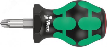Отвертка короткая 350 PH Stubby PH 3 x 25 мм WE-008852 Wera