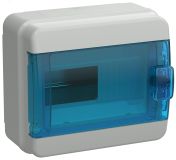 TEKFOR Корпус пластиковый КМПн-8 IP65 синяя прозрачная дверь IEK TF5-KP72-N-08-65-K03-K07 IEK