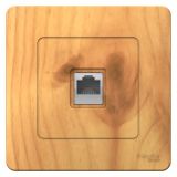 BLANCA скрытой установки розетка компьютерная RJ45, ясень BLNIS045005 Systeme Electric