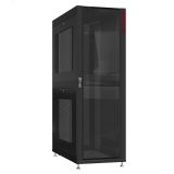 Шкаф серверный 48U 600х1200 передняя дверь: стекло IP41. задняя дверь: двустворчатая перфорированная IP20. боковые панели: перфорированные. цвет: черный RAL9005  NS 6248.9142 SYSMATRIX