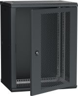 Шкаф LINEA W 12U 600x450 мм дверь перфорированная RAL9005 LWR5-12U64-PF ITK