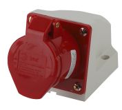 Розетка стационарная наружная 114 3Р+РЕ 16А 380В IP44 (10/60/960) R(OUT)-16-3P-PE-IP44 Б0032875 ЭРА