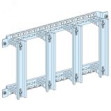 ПЛАТА С 4 ВЕРТИКАЛЬНЫМИ РЕЙКАМИ КЛЕМ.БЛОКОВ LVS04223 Schneider Electric