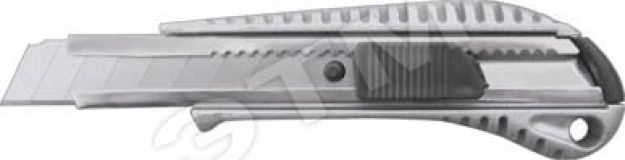 Нож технический 18 мм усиленный, металлич.корпус 10250 FIT