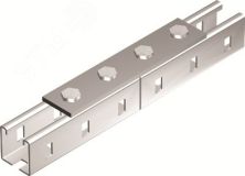 Пластина соединительная 190мм 4 отверстия горячеоцинкованная BMD1012HDZ DKC