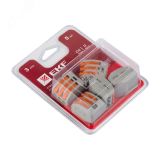 Клемма СМК 222-413 блистер (5шт) plc-smk-413b EKF