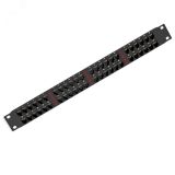 Патч-панель коммутационная высокой плотности 19' (1U). 48 портов RJ-45. категория 5e. Dual IDC. неэкранированная 5PP4802U102 SYSMATRIX
