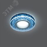 Светильник Backlight Кругл. Черный/Кристалл/Хром, Gu5.3, LED 4100K 1/40 BL047 GAUSS