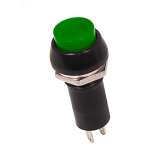 Выключатель-кнопка 250V 1А (2с) ON-OFF зеленая, REXANT 36-3032 REXANT