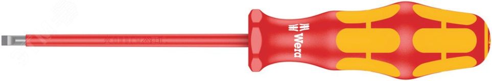Отвертка диэлектрическая шлицевая 160 i SL VDE 1.2 x 8 x 175 мм WE-006130 Wera