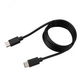 Кабель Type-C - Type-C 2A, 1m, PVC, black, 18-1834, 18-1834 REXANT