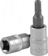 Насадка торцевая 3/8''DR с вставкой-битой шестигранной, H5 055655 Ombra