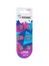 Батарейка  G4 (L626/LR66/177/377) 1.5V Alkaline 6BL KOCG4(LR66)6BL Космос