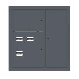 Щит этажный 3 кв. RAL7016 (1000х950х150) EKF PROxima mb29-v-3-ral7016 EKF