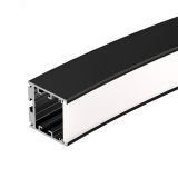 Профиль SL-ARC-3535-D1500-N90 BLACK (1180мм, дуга 1 из 4) (ARL, Алюминий) 026596 Arlight