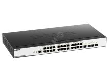 Коммутатор управляемый L2 24 порта 10/100/1000 Мб/с, 4хSFP 1000 Мб/с 115757 D-Link