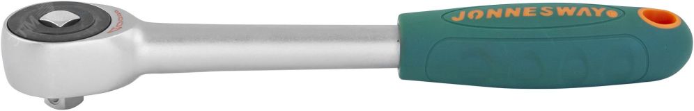 Рукоятка трещоточная ротационная со сквозным приводом 1/4''DR, 60 зубцов, 180 мм 046297 Jonnesway