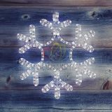 Фигура Снежинка тёплый белый 45x38 см 501-212 Neon-Night