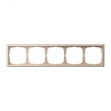 ARTGALLERY рамка 5-постовая, универсальная, песочный GAL001205 Systeme Electric