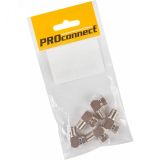 Переходник антенный, (штекер F - гнездо F), угловой, 5шт PROconnect 05-4203-4-9 REXANT