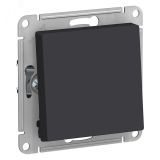 Переключатель одноклавишный ATLASDESIGN схема 6 10АХ механизм карбон ATN001061 Systeme Electric