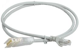 Патч-корд категория 110-RJ45 5Е 1 метр PVC серый PC01-11045-4P1M ITK