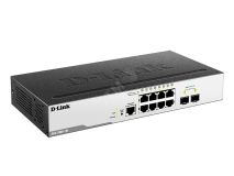 Коммутатор управляемый L2 8 портов 10/100/1000 Мб/с, 2хSFP 1000 Мб/с 115954 D-Link