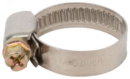 Хомут обжимной (нержавеющая сталь) 13-26 мм 64275 FIT