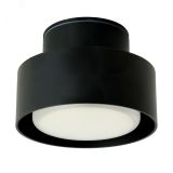 Светильник ДПО-12w GX53 без лампы IP44 черный 48406 FERON