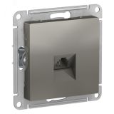 Розетка ATLASDESIGN телефонная RJ11 механизм сталь ATN000981 Systeme Electric