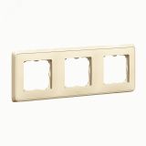 CARIVA Рамка 3 поста бежевая 695981 Legrand