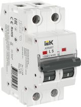 ARMAT Выключатель автоматический двухполюсный M10N L 5А AR-M10N-2-L005 IEK