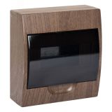Щит распределительный навесной ЩРН-П- 8 темное дерево IP41 PROxima pb40-n-8-dark EKF