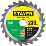 Диск пильный FAST 230 x 32/30мм 24Т 3680-230-32-24_z01 STAYER