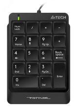Числовой блок Fstyler FK13P, USB, slim, черный 1359931 A4Tech