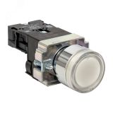 Кнопка BA21 с подстветкой 230В белая NO PROxima xb2-bw21-230 EKF