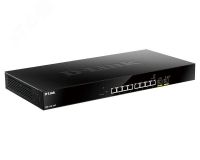 Коммутатор управляемый L2 8 портов 100/1000 Мб/с, 2хSFP+ 116775 D-Link