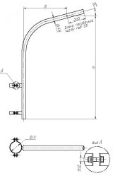 Кронштейн ТАНС.41.065.000 (1.К1-1,2-0,5-П4-ц) OE-00150 OPORA ENGINEERING