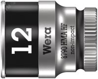 Головка торцевая шестигранная 8790 HMA HF Zyklop DR 1/4 с функцией фиксации крепежа 12 x 23 мм WE-003727 Wera
